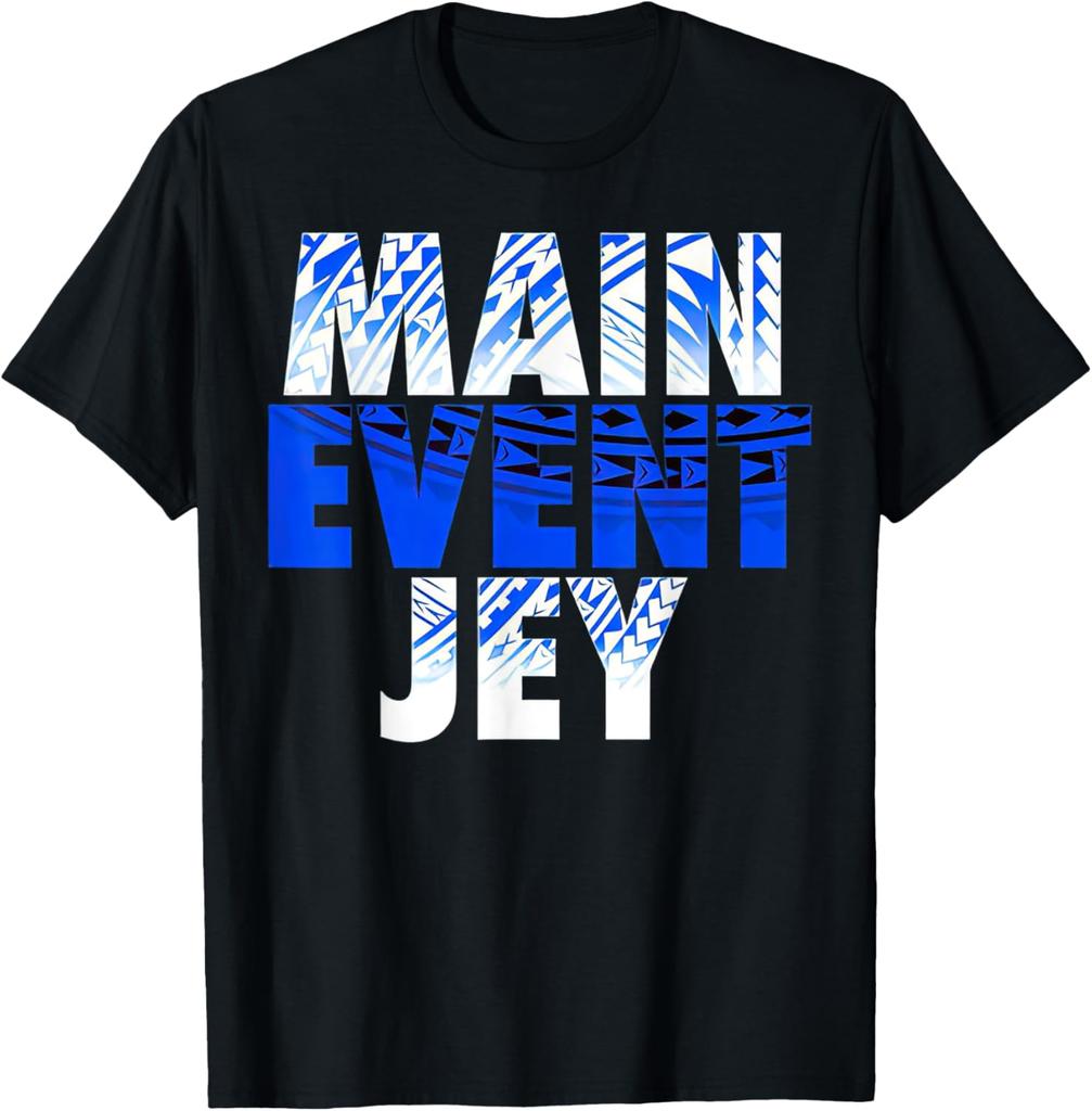 2024 Summer Men's 2D Printed Renowned Wrestler Jey Uso Yeet T-shirt Children's Street Sports Large Size Fashion Top