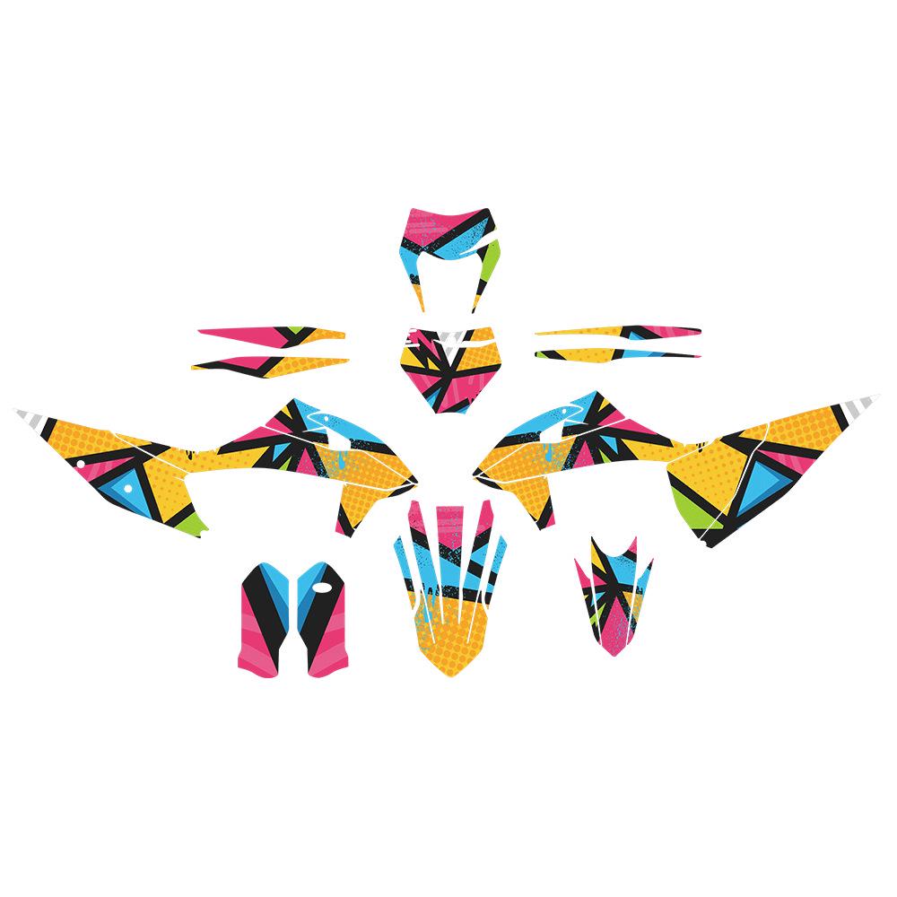 

Decorative Film Stickers for SX SXF 19-21 & EXC XC XCW 20-22 Motorcycles Enhanced Thickness - 29mil