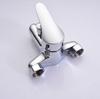 Modern Design Zinc Alloy Polished Bath Mixer Tap Lift Diverter Valve Brass Cartridge Shower Tub Combo Dual Handle Wall Apartment