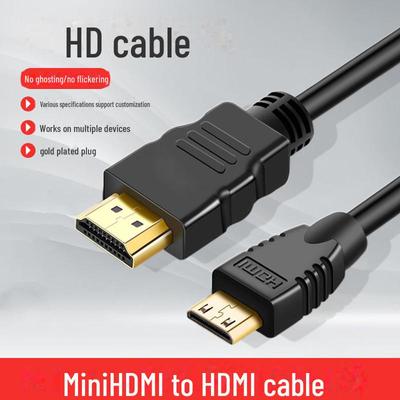1 Meter langes Mini-HDMI-auf-HDMI-HD-Kabel für Tablets, Computer und Projektoren