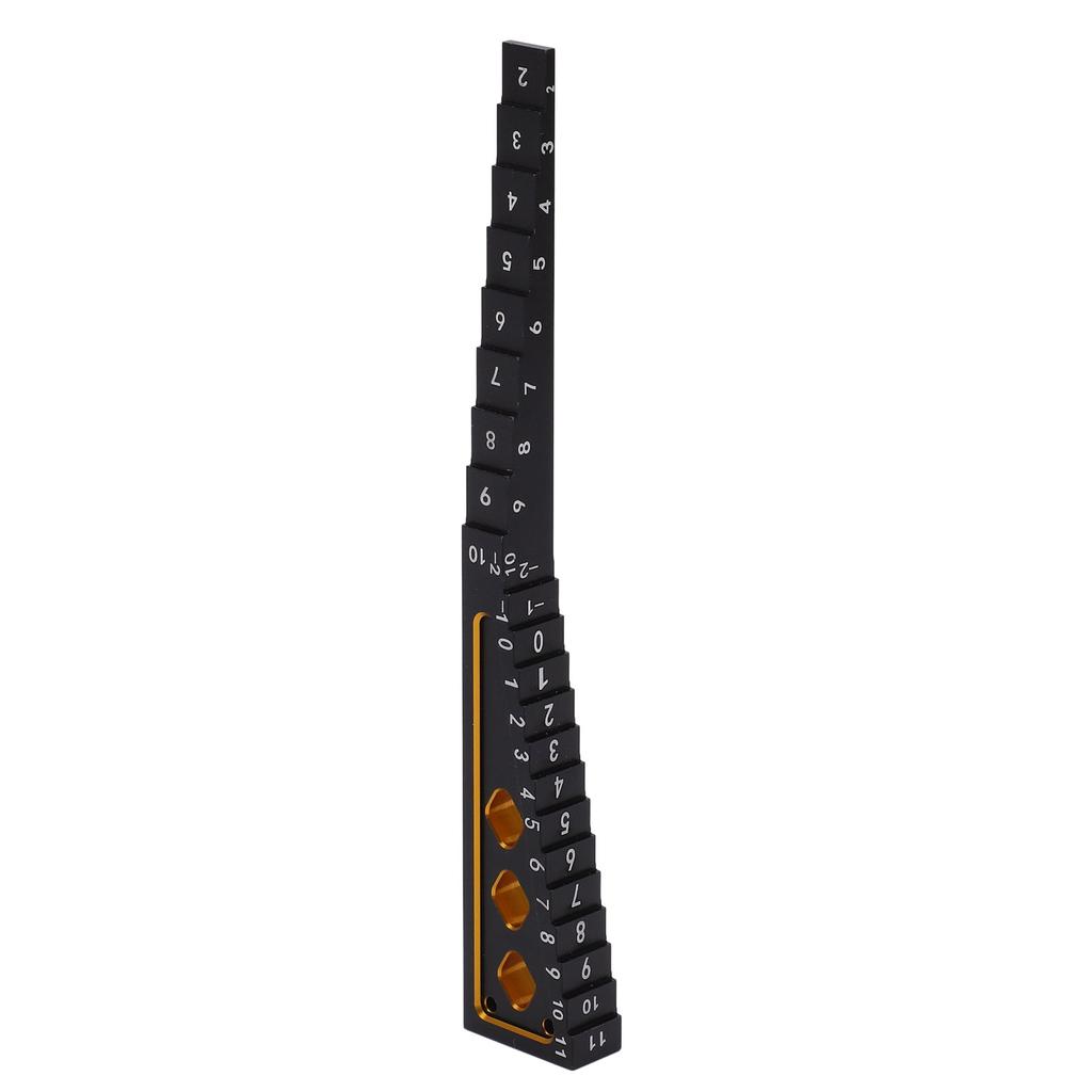 Ride Height Gauge Accurate Measurement Aluminum Alloy RC Height Measuring Ruler for 1Celsius8 1Celsius10 RC Car Chassis