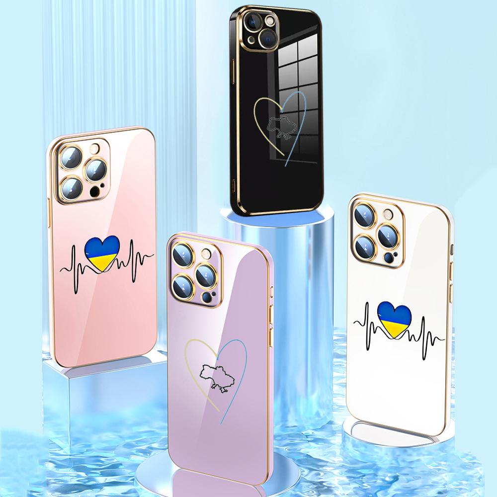 

N88 Love design Мягкие чехлы для телефонов из ТПУ с покрытием края для Xiaomi 14 Poco M5s X5 F6 Redmi 13C 12C 8 Note 12 10 11 13 Pro Plus противоударный чехол