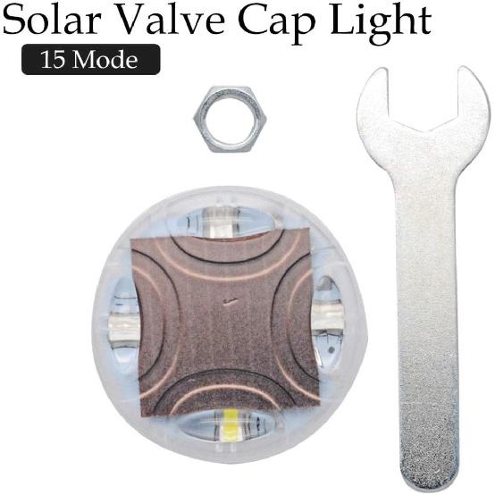 Car Wheel Led Lights, MASO Colorful LED Solar Wheel Hub Tire Lights 4 Modes Flash Wheel Light, Waterproof Tyre Valve Cap Strobe Lamp Kit for Car