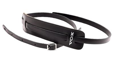 VOX Gitarrengurt Leder Schwarz MM25-BLK