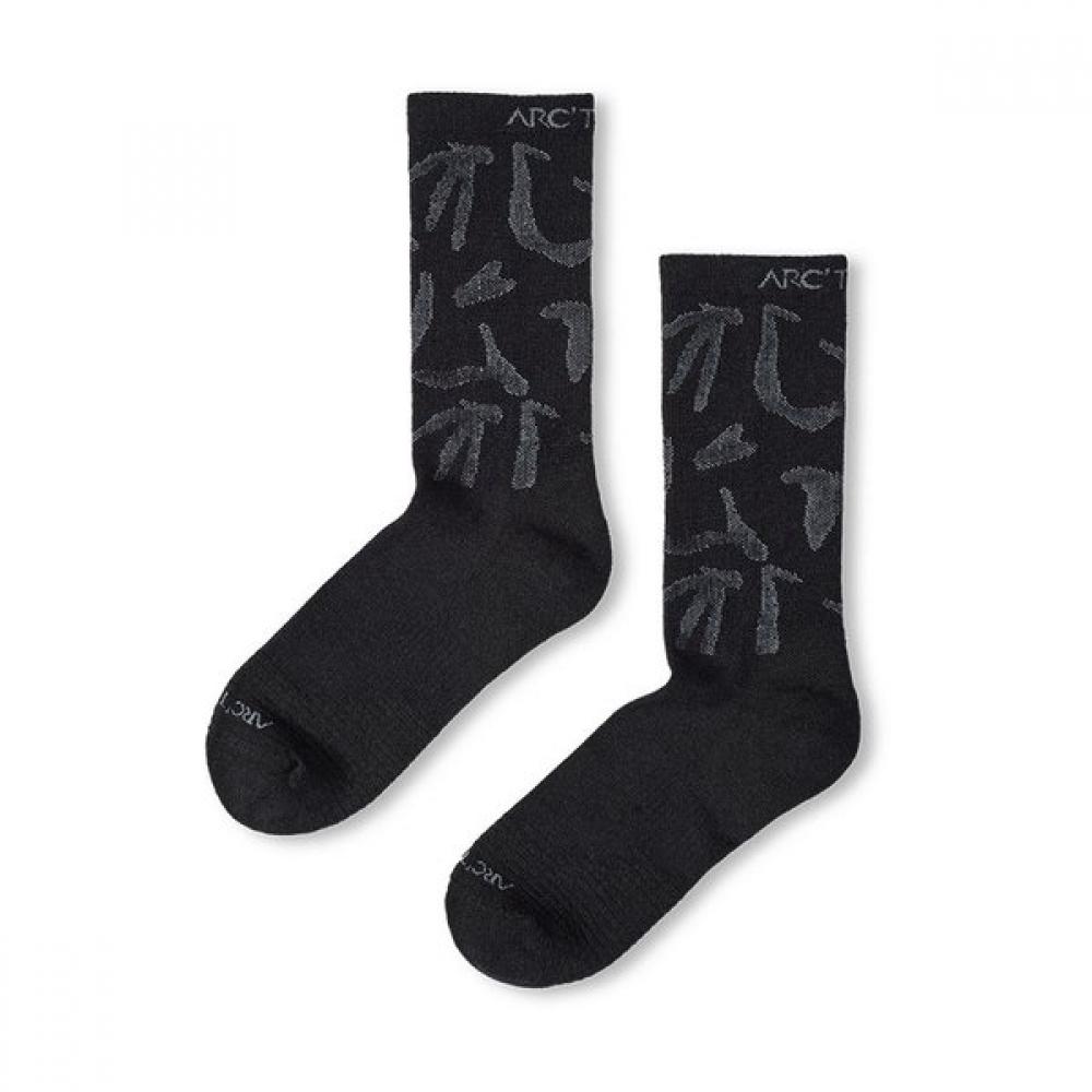 Arc Teryx Fw25 Merino Wool Grotto Mid Socks Aepfu08543 TATSU / WHITE/MD