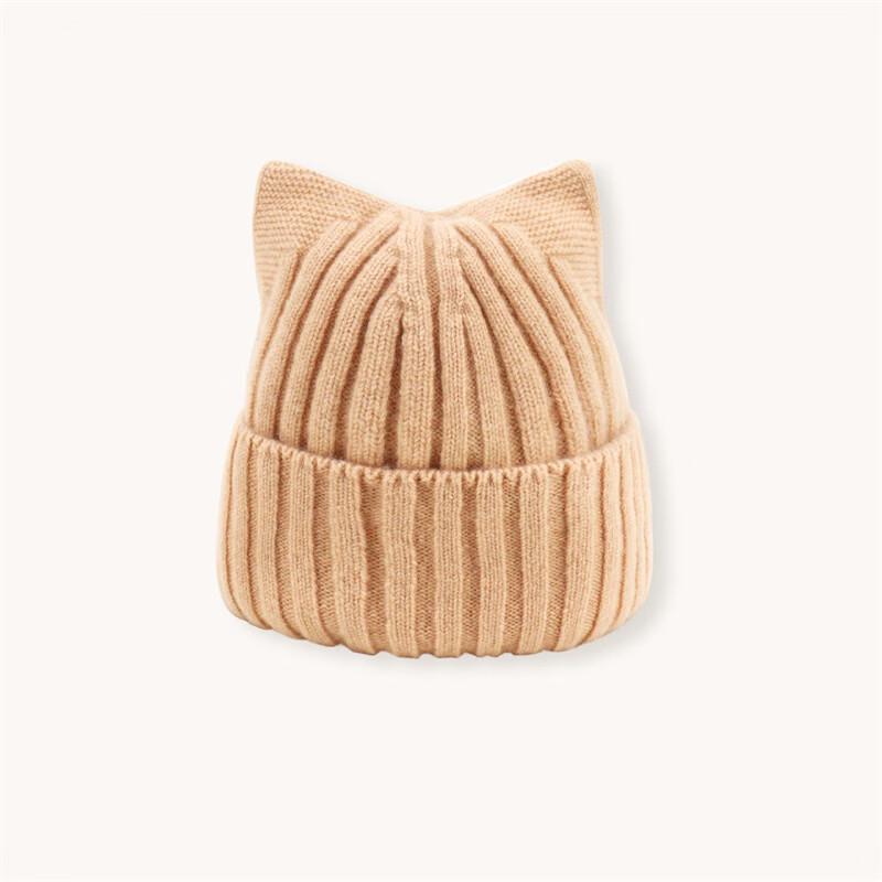 CEENIU Cute Cat Ear Wool Knit Beanie MZ02