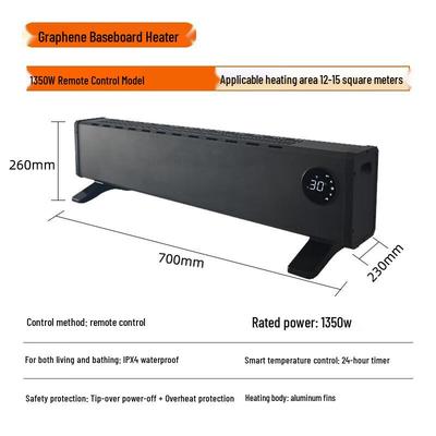 Baiqi Graphene Dual-Use Skirting Heater