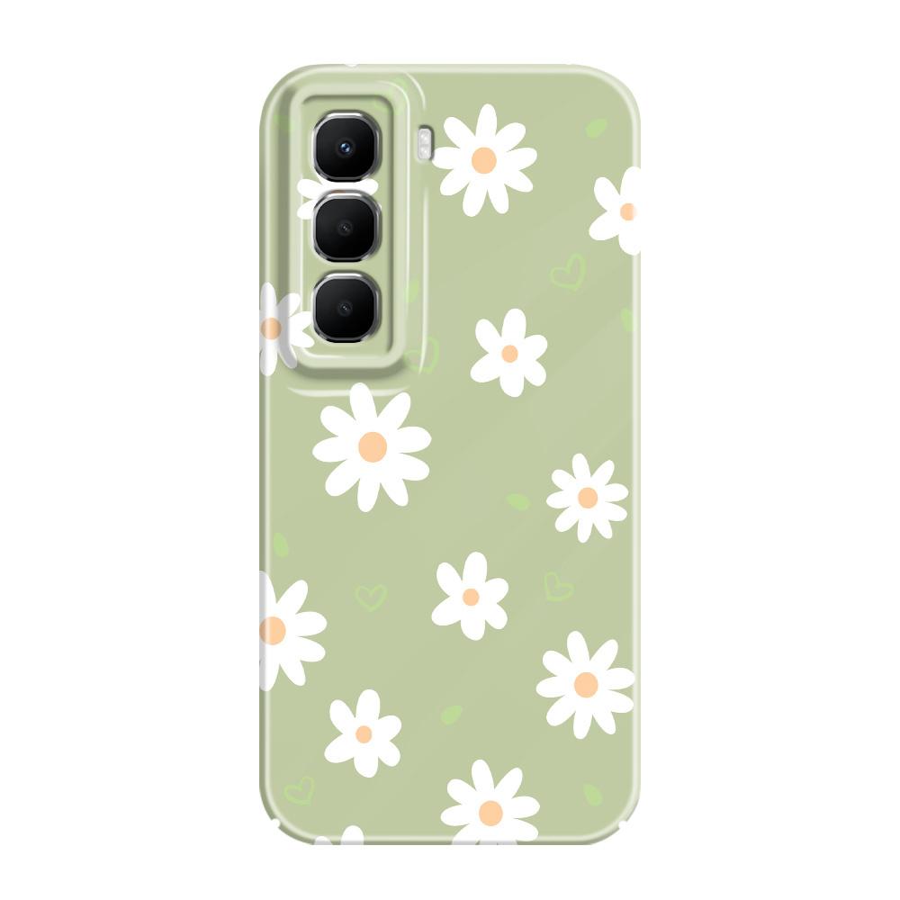 Tender Daisy Phone Case For Infinix Hot 60 60I 40 30I 12 10 Note 50 30 Pro Plus Play 4G 5G Film Hard Cover