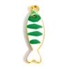 5pcs Fish Charms Double Sided Enamel Sequins Alloy Pendants For Diy Earrings Necklace Accessory Jewelry Making Findings  26x7mm