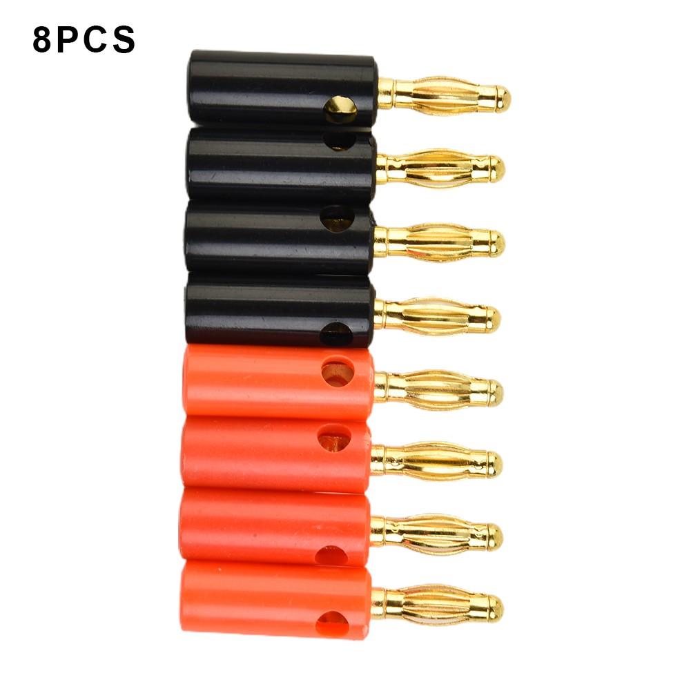 Premium Gold Plated Male Connector for Professional Audio Speaker Wire Cables
