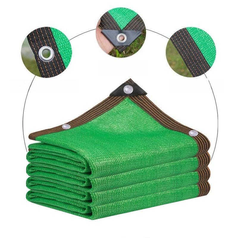 1pcs Outdoor Garden Green Shade Net UV Resistant HDPE Sunscreen Fabric Used for Courtyard Parking Spaces Balconies Terraces Multi-purpose Shading