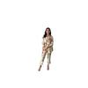 LookMark Women's Kurta Set with Floral Print and Cotton Blend Fabric with Pant (AZ-LM-OG-KS2149-L) White