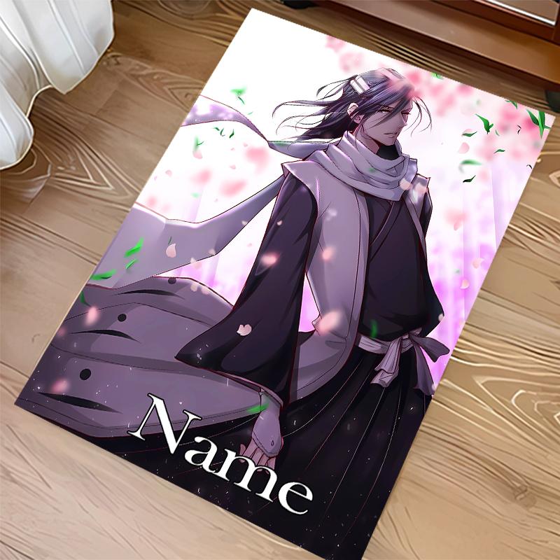 Custom personalization Byakuya Kuchiki Print Area Rug - Soft, Washable Non-Slip Indoor Mat,Living Room,Home&Office Decorative Rug