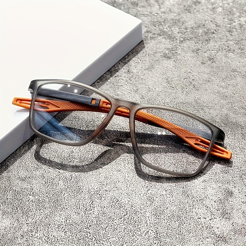+100~+400 1pc TR sports reading glasses lightweight and non-slip design suitable for both men and women rectangular frame