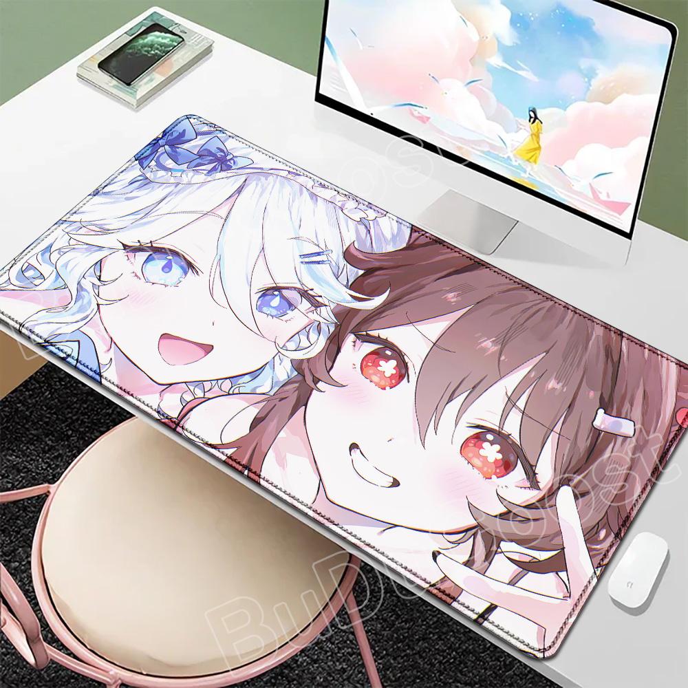 New Wallpaper Gamer Genshin Furina Mouse Pad Anime Gaming Mouse Pad HD Printing Table Pads Rubber Desktop XXL Mousepad Desk Mats