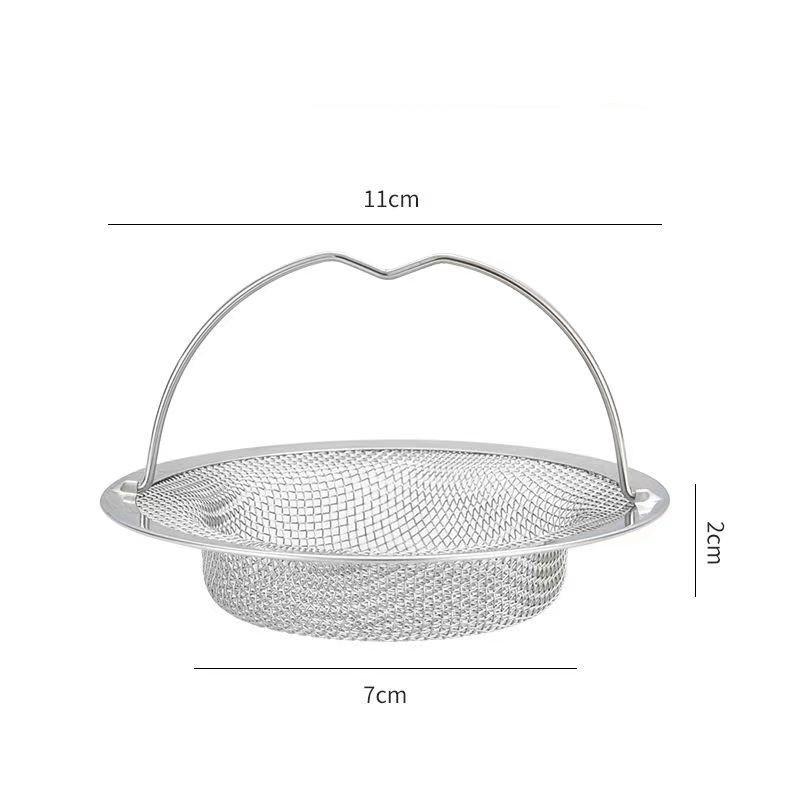 Old-Fashioned Stainless Steel Kitchen Sink Strainer: Anti-Clogging for Dishwashing & Vegetable Washing