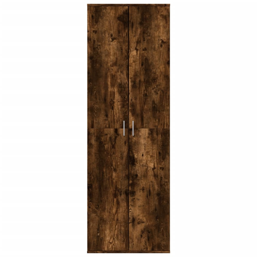Highboard Smoked Oak 60 x 35 x 180 cm Engineered Wood