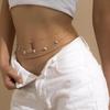 Simple Double Layer Bead Chain Ladies Waist Belly Chain Belly Belt Chain Body Jewelry Spring Summer Gifts