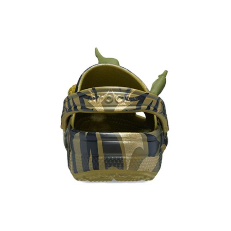 CLOT X Crocs EVA Comfortable Versatile Hole Shoes Unisex Army Green Unisex