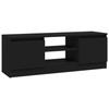 VidaXL TV Stand with Door Black 102x30x36 Cm 823351