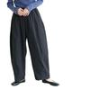 Autumn Casual Loose Wide-Leg Pants: Simple Solid Color, Japanese & Korean Style