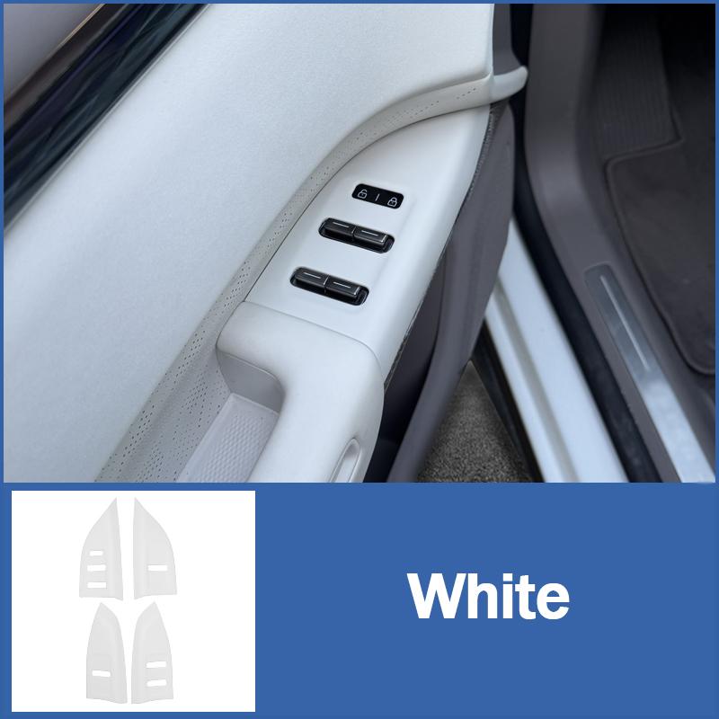 

For ZEEKR 7X 2025+ Window Switch Control Panel Protective Cover Rising Glass Panel Protective Pad Interior Car Accessories 4PCS