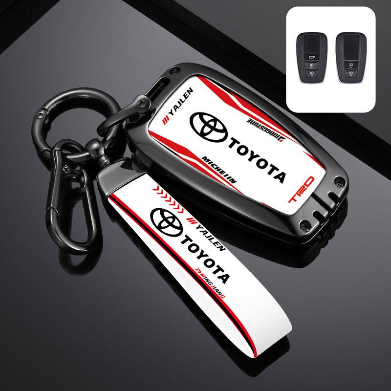 Custodia Portachiavi Auto in Lega di Zinco Stile Sportivo Calda Per Toyota CHR Camry Corolla RAV4 Highlander C-HR Prius Land Cru