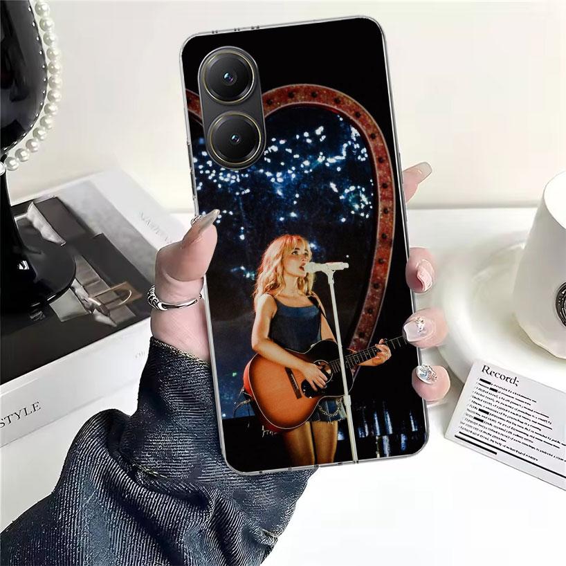 CR66 S-Sabrina C-Carpenter Soft Phone Case For Xiaomi Redmi 15C 15 13C 13 Poco X5 X6 X7 F7 Ultra M7 12C 12 10 10C 9C 9A 9T 9 Fun