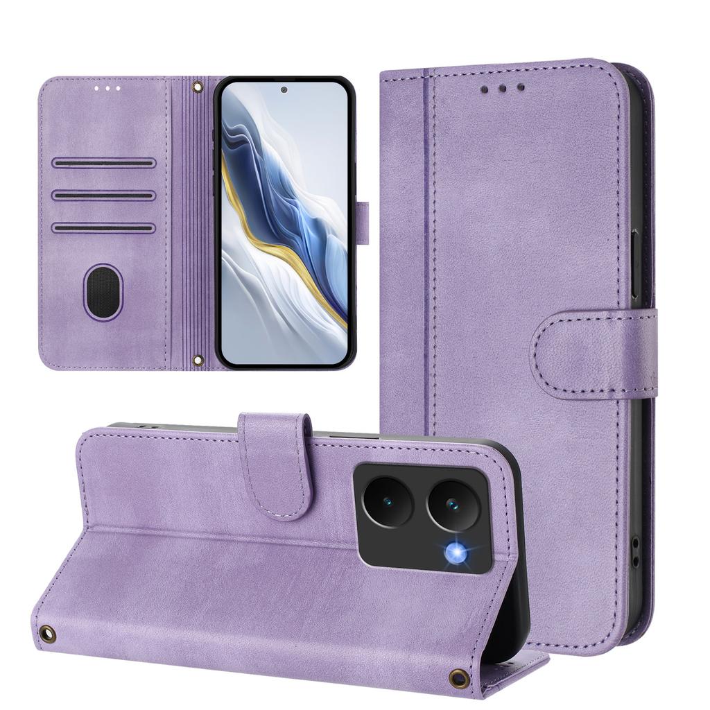 For Realme P3 Ultra 5G Cases Wallet Stand Retro Texture Leather Phone Cover with Lanyard