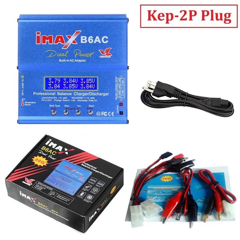 iMAX B6AC 80W 6A Lipo Lader Balancer Voor LiHV Nimh Nicd Lipo Life Li-Ion Pb Batterij Lcd-scherm 2S 3S 4S 5S 6S Lader Ontlading