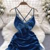 Sexy Irregular V-Neck Sexy Night Dress Women Lingerie Underwear Split Camis Backless Clothes Female Fashion Nightwear Sxuality Erotic Pajamas 2024