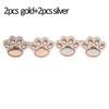 Cute Cat Claw Tighten Metal Waist Buckle Brooches Pins Clip Adjustable Snap Button Jeans Buttons Detachable Clothing Accessories