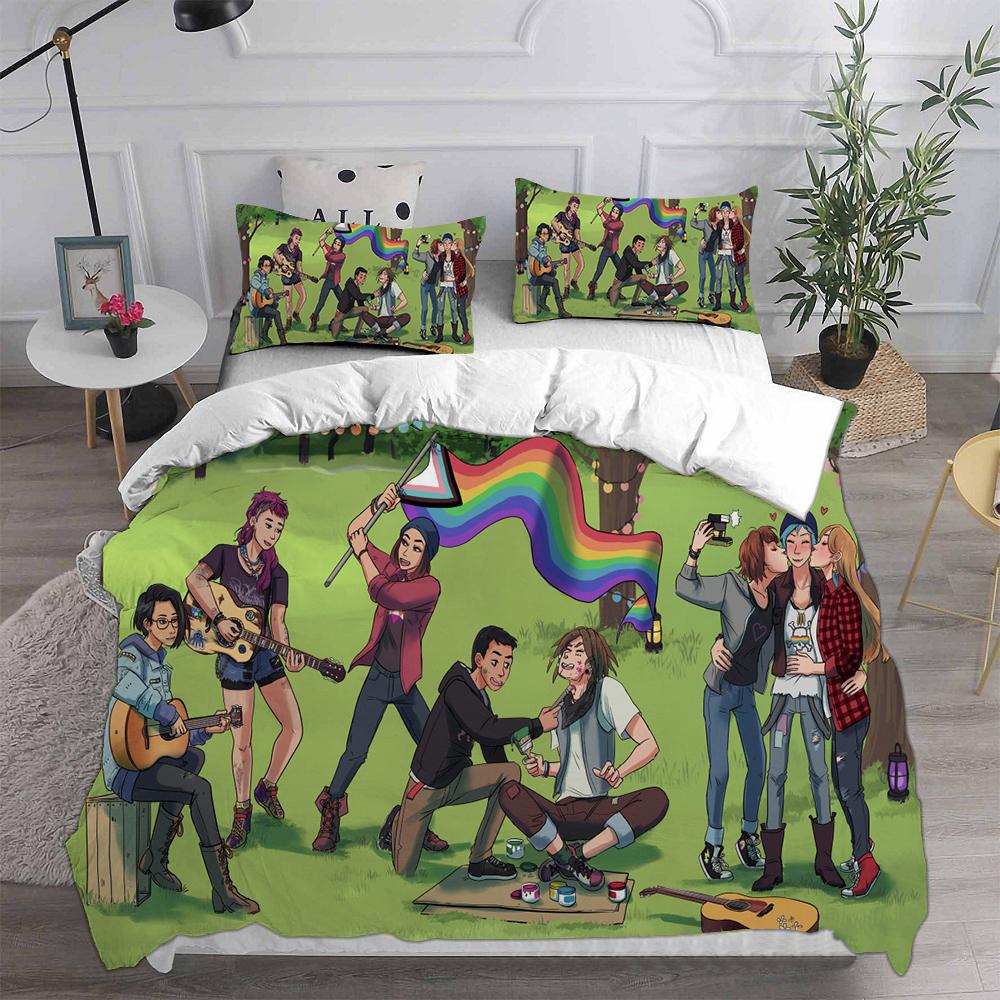 Life Is Strange Bedding Sets Eu Single Us Twin Comforter Quilt Bed Cover Duvet Cover Pillow Case 2-3 Pieces Sets Kids Adult Size