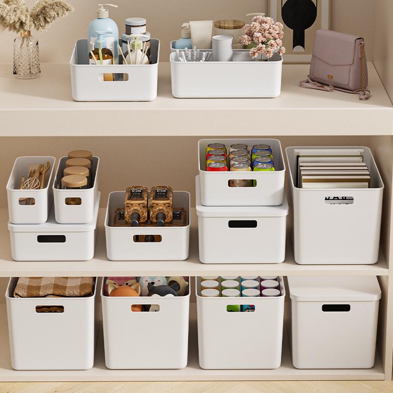Rectangular Multi-Purpose Storage Box for Snacks, Makeup, Kitchen, Clothes, and Cabinet Organization.