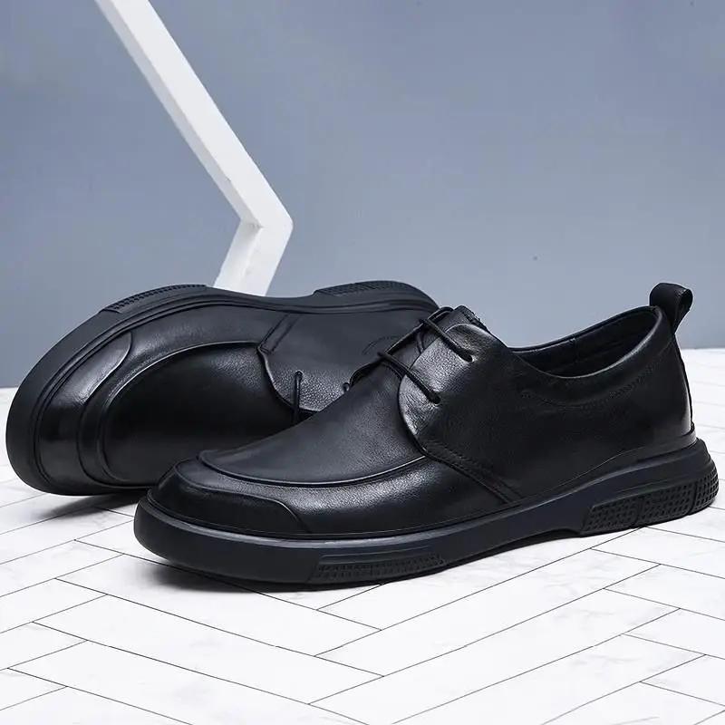 Fashion Leather Loafers Shoes For Men Velvet Warm Cheap Clearance Comfortable Man Casual Shoe In Promotion Footwear Offer Fashion 2025