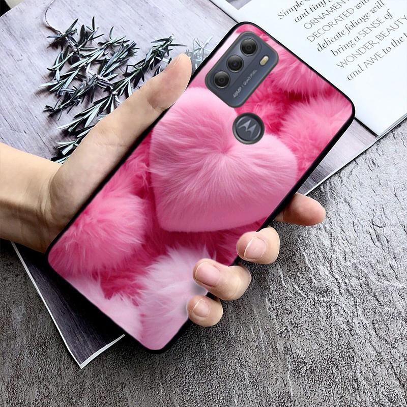 

Phone Case For Moto G85 G55 G05 G14 G75 G31 G50 G10 G20 G30 G60 G13 G32 G84 G54 G53 G72 G24 Power Pink Aesthtic Moto G72