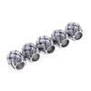 5 Pieces Antique Style Silver Spacer Loose Beads DIY Jewelry Making Findings