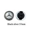 57mm Car Front Emblem Cover Decor Auto Refit Accessory For Mercedes Benz W203 W204 W210 AMG CLA CLK Interior Mouldings YQGB-ZT QL1