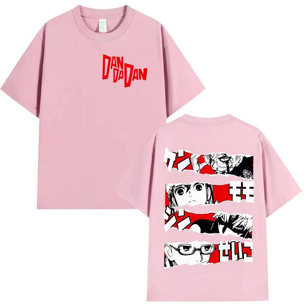 2025 Summe Japan Anime Dandadan Okarun Dan Da Dan Graphic Cover Men Women Vintage Oversized 100 Pure Cotton Printed Tshirt