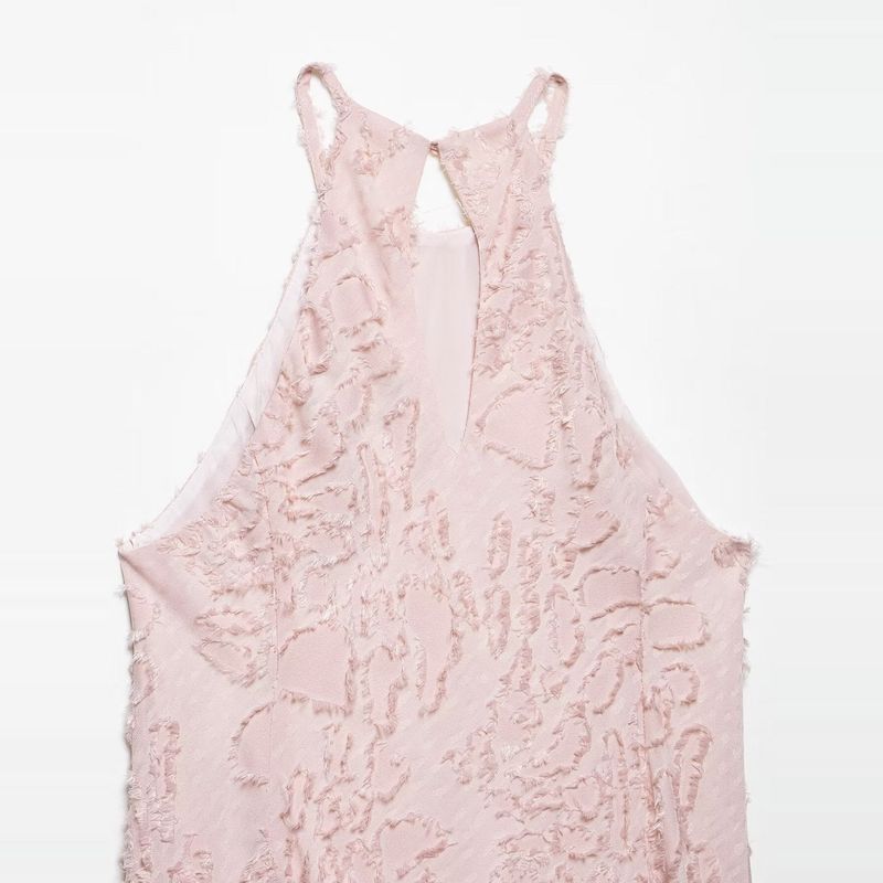 Kaslead New Women clothes Western Style Fashion Simple Texture Neck Collar Dress 3079649 942