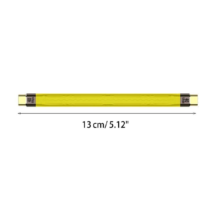High Speed 10/40Gbps Transmission Speed Soft USB C to USB C Charging Cord Line