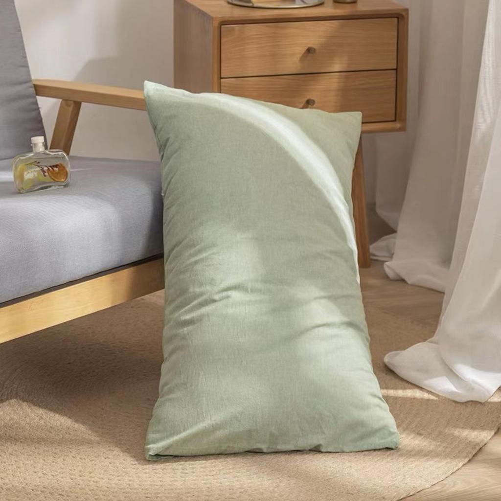 1 Pair Brushed Pillowcases, Warm Solid Color Pillowcases, Simple 48*74cm Japanese Pillowcases, Pillowcases Without Inserts