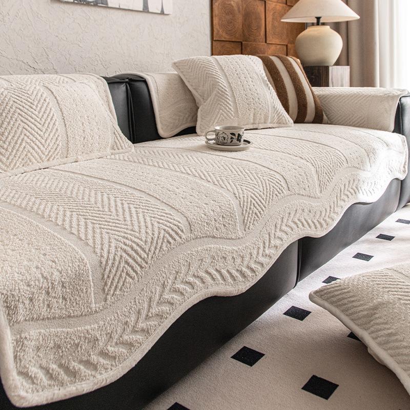 Protective Cover Sofa Mat Thickened Sofa Towel Short Plush Washable Wrinkle-Resistant And Multiple Specifications To Choose From