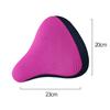 3D Bicycle Saddle Cover Soft Bike Seat Covers Cycling Silicone Seat Cushion Cycling Breathable Saddle Comfortable Bicycle Saddle