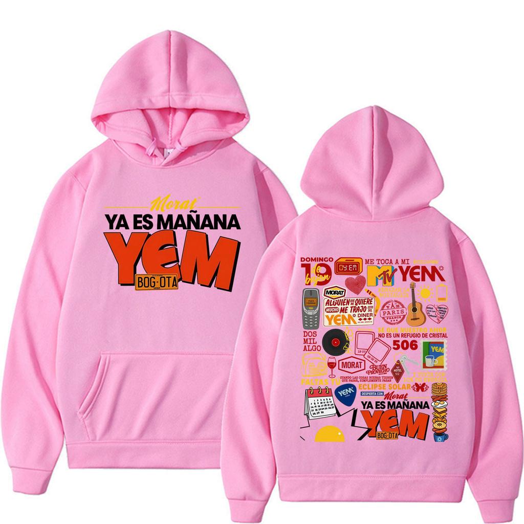 Band Morat Yem Ya Es Manana Merch Sweatshirts Unisex Fashion Hip Hop Streetwear Hoodies High Quality Casual Hoodie Pullovers