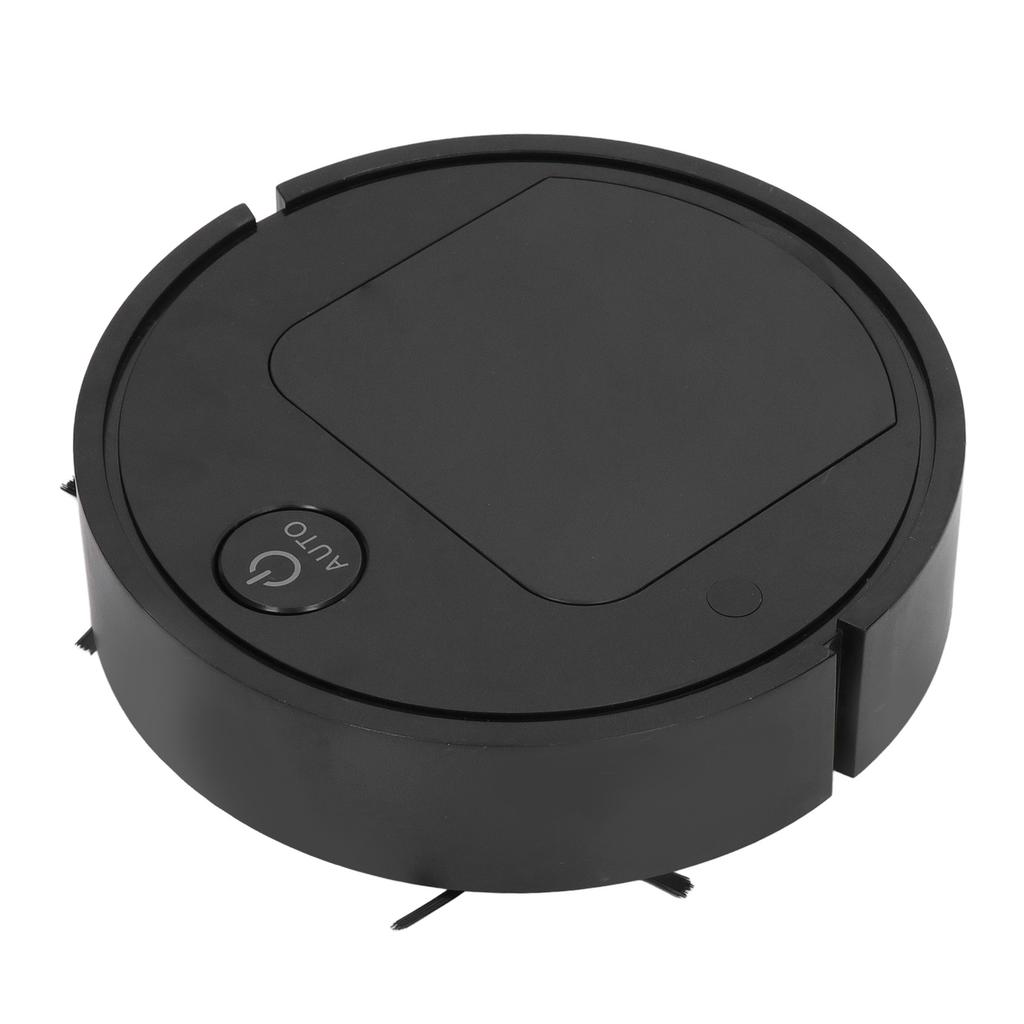 3 v 1 Praktický chytrý zametač Mini velikost USB nabíjení Inteligentní zametací stroj pro domácnost Černý