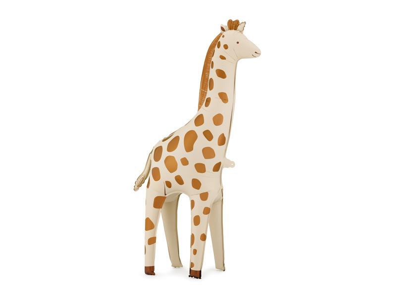 PartyDeco - Staande folieballon giraffe 114 cm