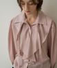 WIOE Mien Ruffle Tie Blouse_Indy Pink