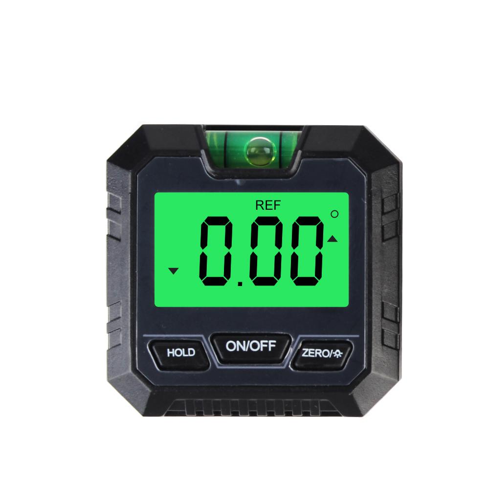 Digital Spirit level Horizon Vertical Measure Protractor Inclinometer Horizontal Scale Ruler 90degree Angle Finder Portable Bubble Electric Level