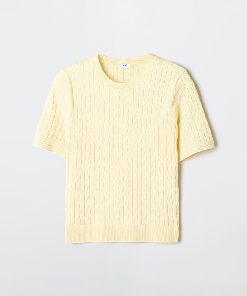 Seupao [Cool] Summer Cable Short Sleeve Knit_Spkwg24G01 (A Type)
